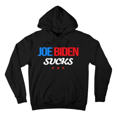 Joe Biden Sucks Funny Anti Joe Biden Tall Hoodie