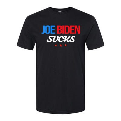 Joe Biden Sucks Funny Anti Joe Biden Softstyle® CVC T-Shirt