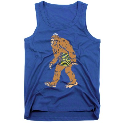 Jewish Bigfoot Sasquatch Carry Menorah Funny Hanukkah Gift  Tank Top