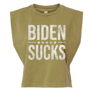 JOE BIDEN SUCKS ANTI BIDEN Biden Suck Garment-Dyed Women's Muscle Tee