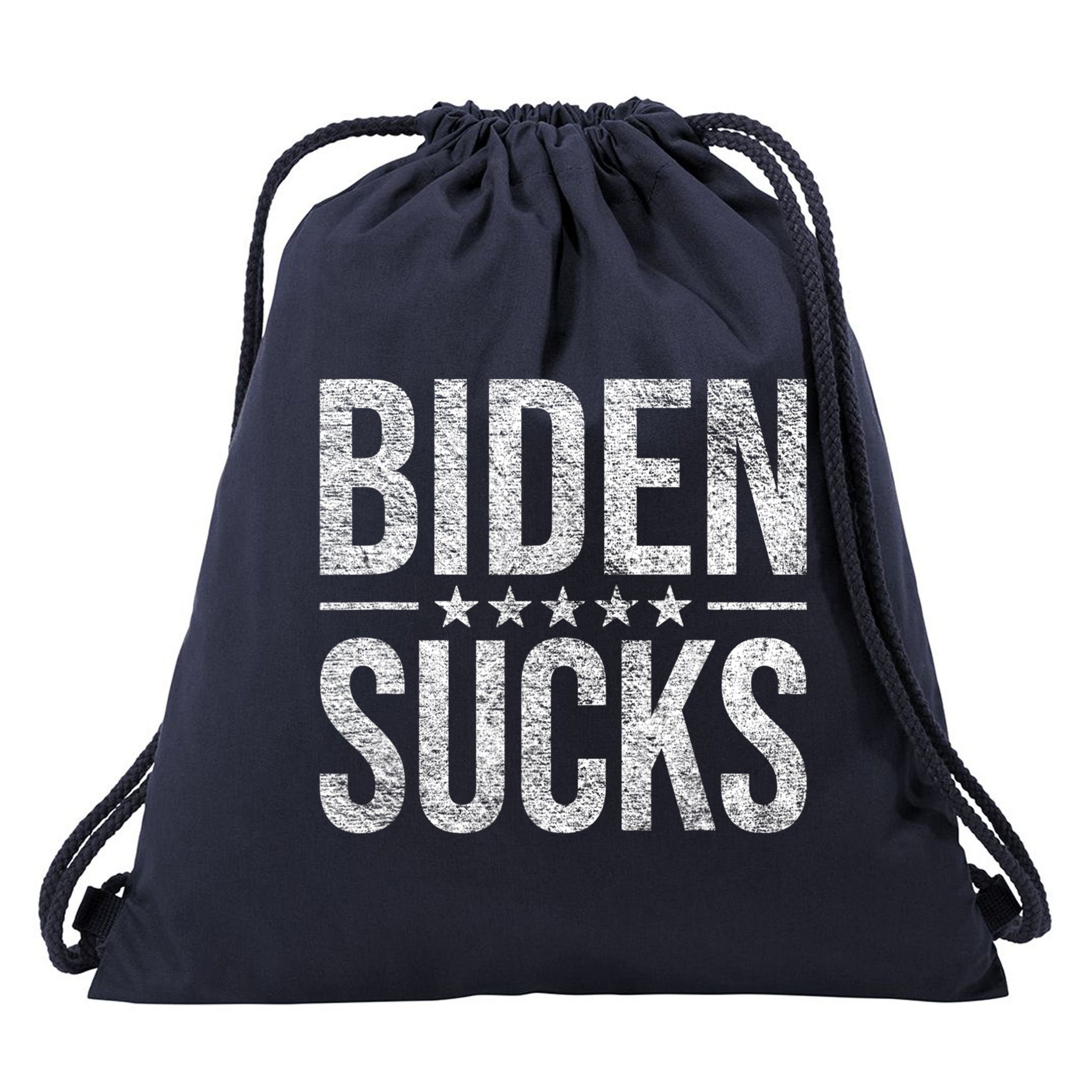 JOE BIDEN SUCKS ANTI BIDEN Biden Suck Drawstring Bag