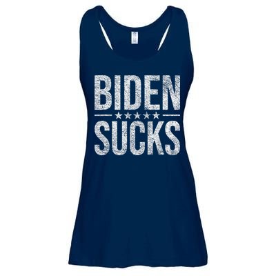 JOE BIDEN SUCKS ANTI BIDEN Biden Suck Ladies Essential Flowy Tank
