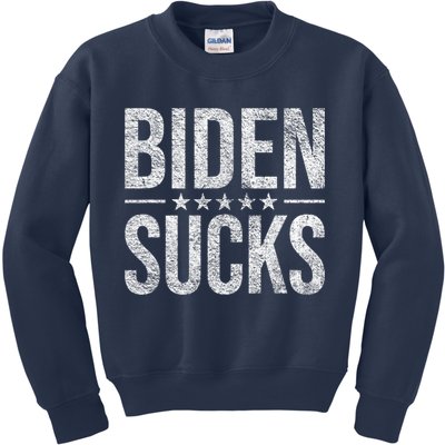 JOE BIDEN SUCKS ANTI BIDEN Biden Suck Kids Sweatshirt