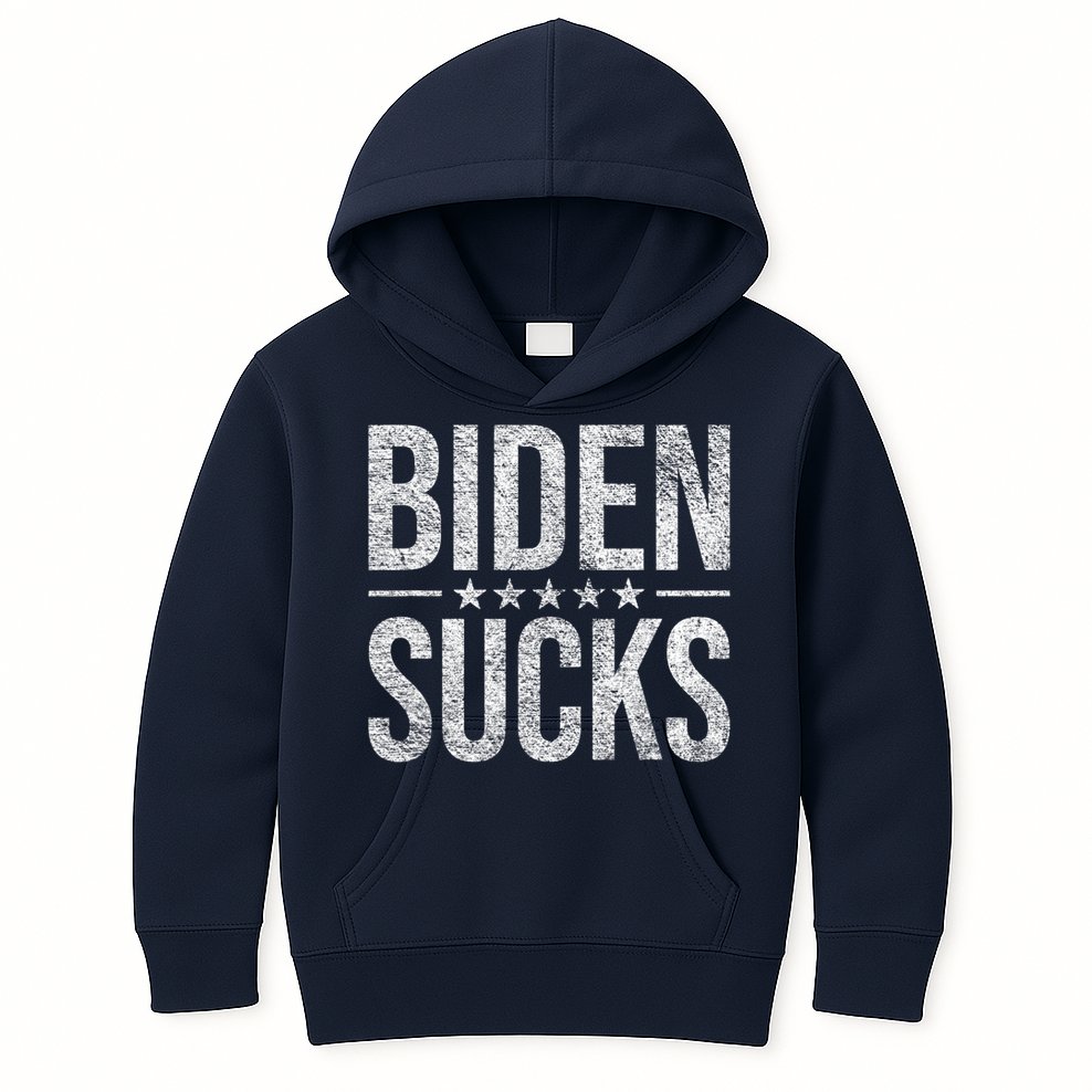 JOE BIDEN SUCKS ANTI BIDEN Biden Suck Kids Hoodie