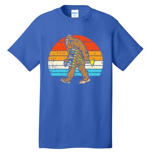 Jewish Bigfoot Sasquatch Menorah Hanukkah Chanukah PJs  Tall T-Shirt