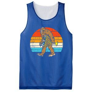 Jewish Bigfoot Sasquatch Menorah Hanukkah Chanukah PJs  Mesh Reversible Basketball Jersey Tank