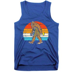 Jewish Bigfoot Sasquatch Menorah Hanukkah Chanukah PJs  Tank Top