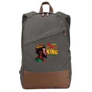 Juneteenth Black S King 1865 African Nutritional Facts Cotton Canvas Backpack