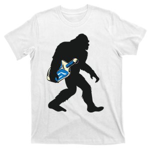 Jewish Bigfoot Sasquatch Menorah Hanukkah Chanukah T-Shirt