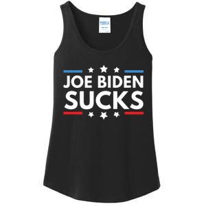 Joe Biden Sucks Funny Antibiden Election Political Ladies Essential Tank