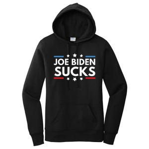 Joe Biden Sucks Funny Antibiden Election Political Women's Pullover Hoodie