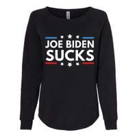 Joe Biden Sucks Funny Antibiden Election Political Womens California Wash Sweatshirt