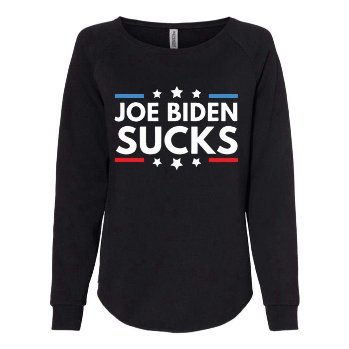 Joe Biden Sucks Funny Antibiden Election Political Womens California Wash Sweatshirt