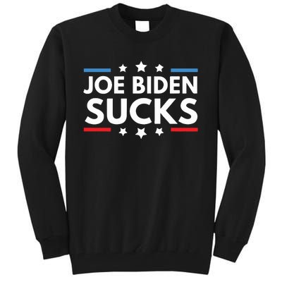 Joe Biden Sucks Funny Antibiden Election Political Tall Sweatshirt