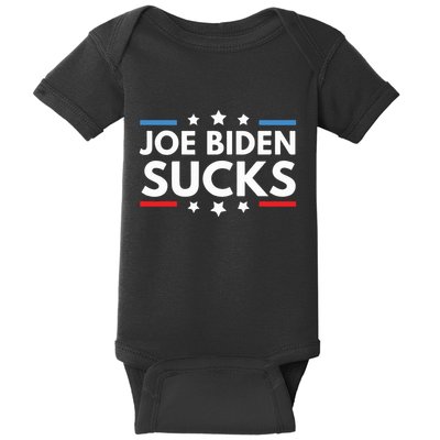 Joe Biden Sucks Funny Antibiden Election Political Baby Bodysuit