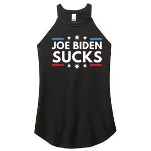 Joe Biden Sucks Funny Antibiden Election Political Women's Perfect Tri Rocker Tank