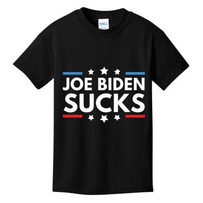 Joe Biden Sucks Funny Antibiden Election Political Kids T-Shirt