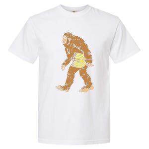 Jewish Bigfoot Sasquatch Carry Menorah Funny Hanukkah Gift  Garment-Dyed Heavyweight T-Shirt