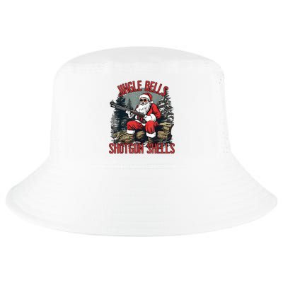 Jingle Bells Shotgun Shells Funny Santa Bruh Gun Cool Comfort Performance Bucket Hat