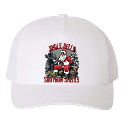 Jingle Bells Shotgun Shells Funny Santa Bruh Gun Yupoong Adult 5-Panel Trucker Hat