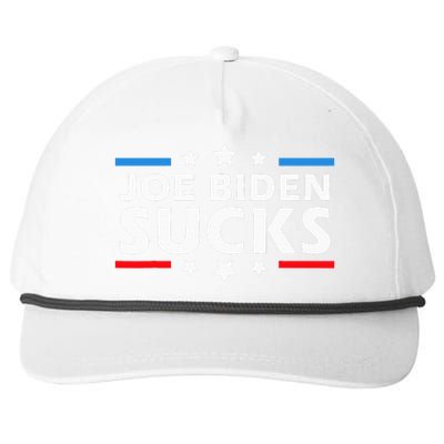 Joe Biden Sucks Funny Antibiden Election Snapback Five-Panel Rope Hat