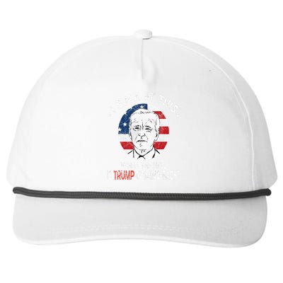 Joe Biden Sucks When The Hell is Trump coming back Funny Snapback Five-Panel Rope Hat