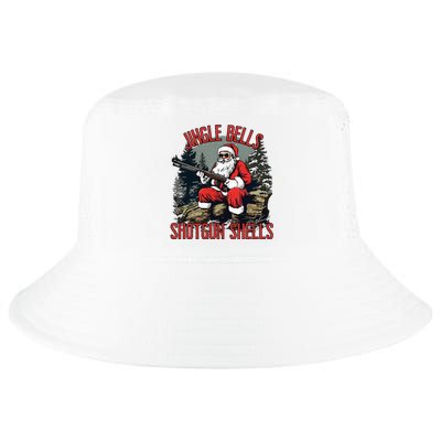 Jingle Bells Shotgun Shells Funny Santa Cool Comfort Performance Bucket Hat