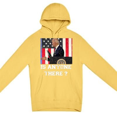 Joe Biden Shakes Hands With Thin Air, Funny Anti Joe Biden Premium Pullover Hoodie