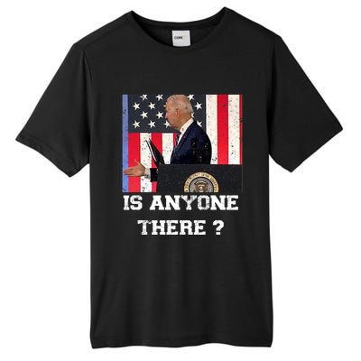 Joe Biden Shakes Hands With Thin Air, Funny Anti Joe Biden Tall Fusion ChromaSoft Performance T-Shirt