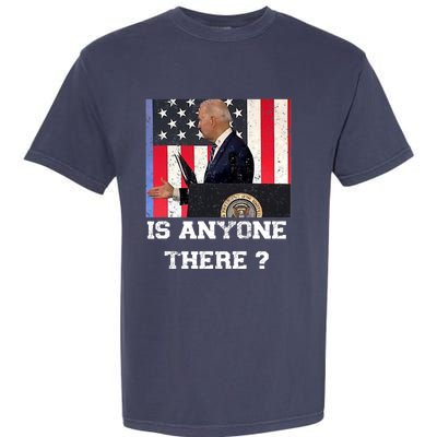 Joe Biden Shakes Hands With Thin Air, Funny Anti Joe Biden Garment-Dyed Heavyweight T-Shirt