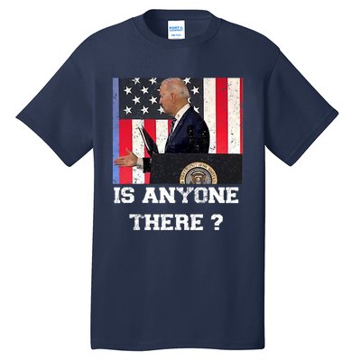 Joe Biden Shakes Hands With Thin Air, Funny Anti Joe Biden Tall T-Shirt