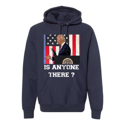 Joe Biden Shakes Hands With Thin Air, Funny Anti Joe Biden Premium Hoodie