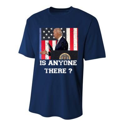 Joe Biden Shakes Hands With Thin Air, Funny Anti Joe Biden Performance Sprint T-Shirt