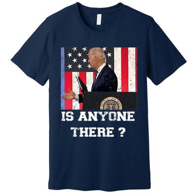 Joe Biden Shakes Hands With Thin Air, Funny Anti Joe Biden Premium T-Shirt