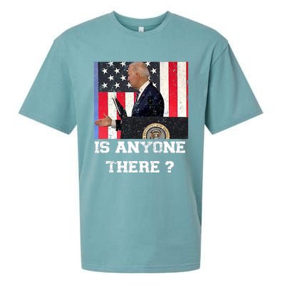 Joe Biden Shakes Hands With Thin Air, Funny Anti Joe Biden Sueded Cloud Jersey T-Shirt