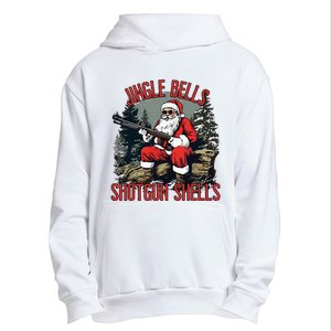 Jingle Bells Shotgun Shells Funny Santa Bruh Gun Urban Pullover Hoodie