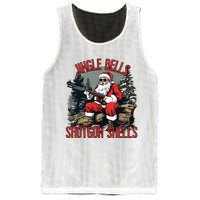 Jingle Bells Shotgun Shells Funny Santa Bruh Gun Mesh Reversible Basketball Jersey Tank