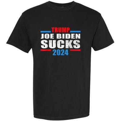 Joe Biden Sucks Funny AntiBiden Election ProTrump 2024 Garment-Dyed Heavyweight T-Shirt