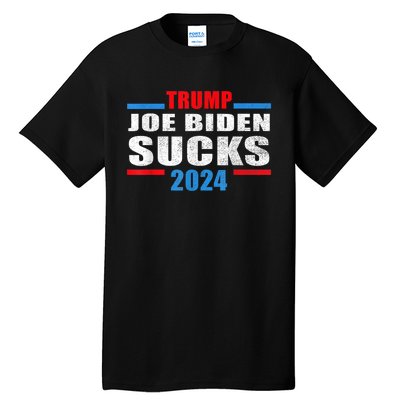 Joe Biden Sucks Funny AntiBiden Election ProTrump 2024 Tall T-Shirt