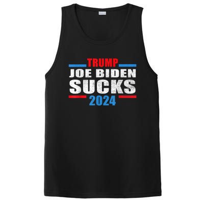 Joe Biden Sucks Funny AntiBiden Election ProTrump 2024 PosiCharge Competitor Tank