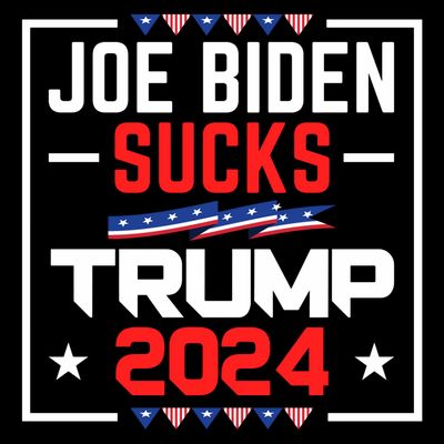 Joe Biden Sucks Trump 2024 For President Political Election T-Shirt