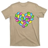 Jelly Bean Spring Easter Candy Heart Shaped Pastel Gift T-Shirt