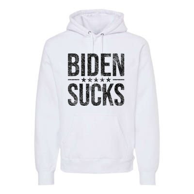 JOE BIDEN SUCKS ANTI BIDEN Premium Hoodie