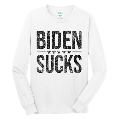 JOE BIDEN SUCKS ANTI BIDEN Tall Long Sleeve T-Shirt