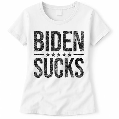JOE BIDEN SUCKS ANTI BIDEN Womens T-Shirt