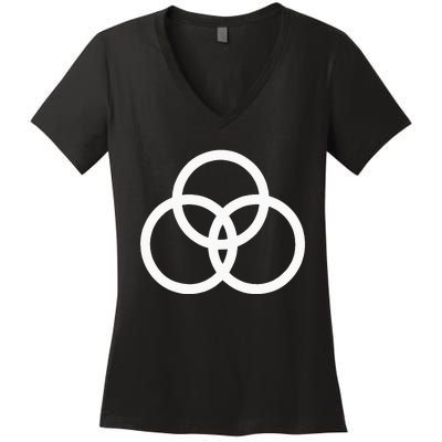 John Bonham Symbol Women's V-Neck T-Shirt