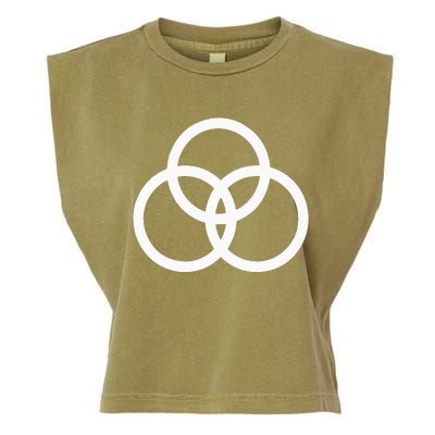 John Bonham Symbol Garment-Dyed Women's Muscle Tee