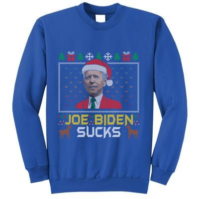 Joe Biden Sucks Santa Claus Easter Ugly Christmas Sweater Gift Sweatshirt