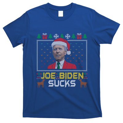Joe Biden Sucks Santa Claus Easter Ugly Christmas Sweater Gift T-Shirt
