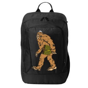 Jewish Bigfoot Sasquatch Carry Menorah Funny Hanukkah Gift  City Backpack